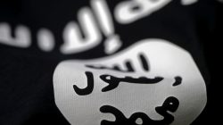 FILE PHOTO: An Islamic State flag is seen in this picture illustration. REUTERS/Dado Ruvic