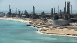 FILE PHOTO: General view of Saudi Aramco's Ras Tanura oil refinery and oil terminal in Saudi Arabia May 21, 2018. Picture taken May 21, 2018. REUTERS/Ahmed Jadallah/File Photo