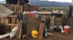 Conditions at a compound in rural New Mexico where 11 children were taken into protective custody for their own health and safety after a raid by authorities, are shown in this photo near Amalia, New Mexico, U.S., provided August 6, 2018. Taos County Sheriff's Office/Handout via REUTERS