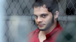 FILE PHOTO: Esteban Santiago is taken from the Broward County main jail as he is transported to the federal courthouse in Fort Lauderdale, Florida, U.S. on January 9, 2017. Courtesy Amy Beth Bennett/South Florida Sun Sentinel via REUTERS