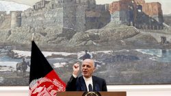 FILE PHOTO: Afghan President Ashraf Ghani speaks during a news conference in Kabul, Afghanistan July 15, 2018. REUTERS/Mohammad Ismail/File Photo