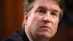 U.S. Supreme Court nominee judge Brett Kavanaugh is seated before his Senate Judiciary Committee confirmation hearing on Capitol Hill in Washington, U.S., September 4, 2018. REUTERS/Chris Wattie