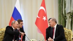 Russian President Vladimir Putin meets with his Turkish counterpart Tayyip Erdogan in Tehran, Iran September 7, 2018. Kirill Kudryavtsev/Pool via REUTERS