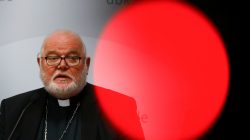 Cardinal Reinhard Marx, chairman of German Bishops's Conference attends a press conference to present the findings of a study into the report of sexual abuse by Catholic priests of thousands of children over a 70-year period in Fulda, Germany, September 25, 2018. REUTERS/Kai Pfaffenbach