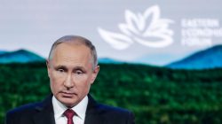 FILE PHOTO: Russian President Vladimir Putin delivers a speech during a session of the Eastern Economic Forum in Vladivostok, Russia September 12, 2018. Mikhail Metzel/TASS Host Photo Agency/Pool via REUTERS