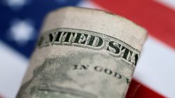 FILE PHOTO: A U.S. five dollar note is seen in this illustration photo June 1, 2017. REUTERS/Thomas White/Illustration/File Photo