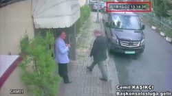 A still image taken from CCTV video and obtained by TRT World claims to show Saudi journalist Jamal Khashoggi as he arrives at Saudi Arabia's consulate in Istanbul, Turkey Oct. 2, 2018. Reuters TV/via REUTERS.