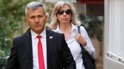 Norine Brunson, wife of U.S. pastor Andrew Brunson, departs for her husband's court hearing in Izmir, Turkey October 12, 2018. REUTERS/Osman Orsal
