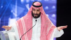 Saudi Crown Prince Mohammed bin Salman speaks during the Future Investment Initiative Forum in Riyadh, Saudi Arabia October 24, 2018. Bandar Algaloud/Courtesy of Saudi Royal Court/Handout via REUTERS