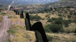 FILE PHOTO: The U.S. border wall with Mexico is seen from the United States in Nogales, Arizona September 12, 2018. REUTERS/Adrees Latif