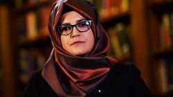 Hatice Cengiz, fiancee of slain Saudi journalist Jamal Khashoggi, is seen during an interview with Reuters in London, Britain, October 29, 2018. REUTERS/Dylan Martinez